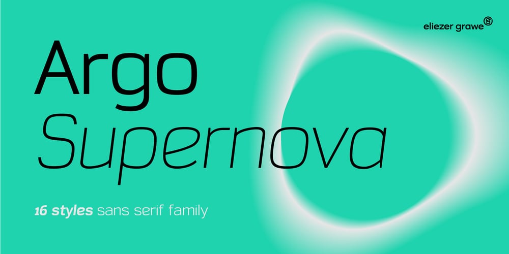 Argo Supernova font