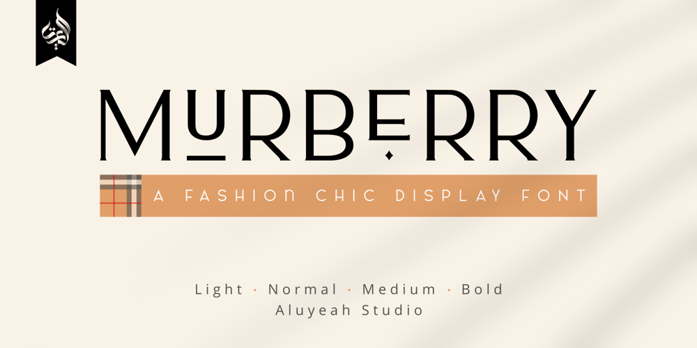 Al Murberry font