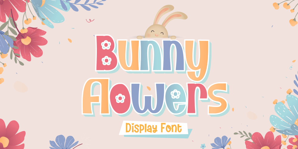 Bunny Flowers font