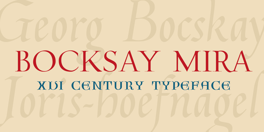Bocksay Mira font