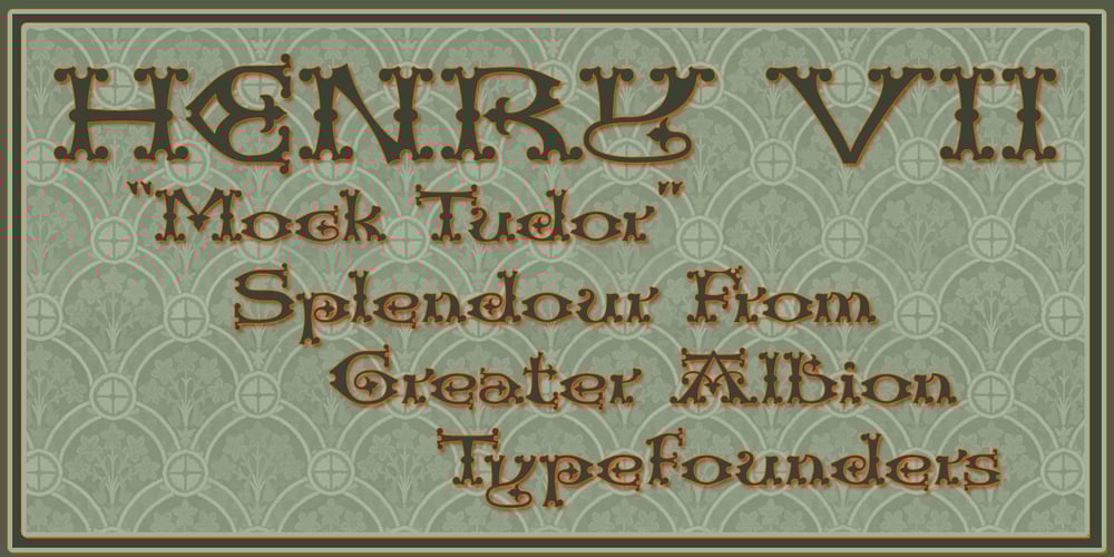 Henry VII font