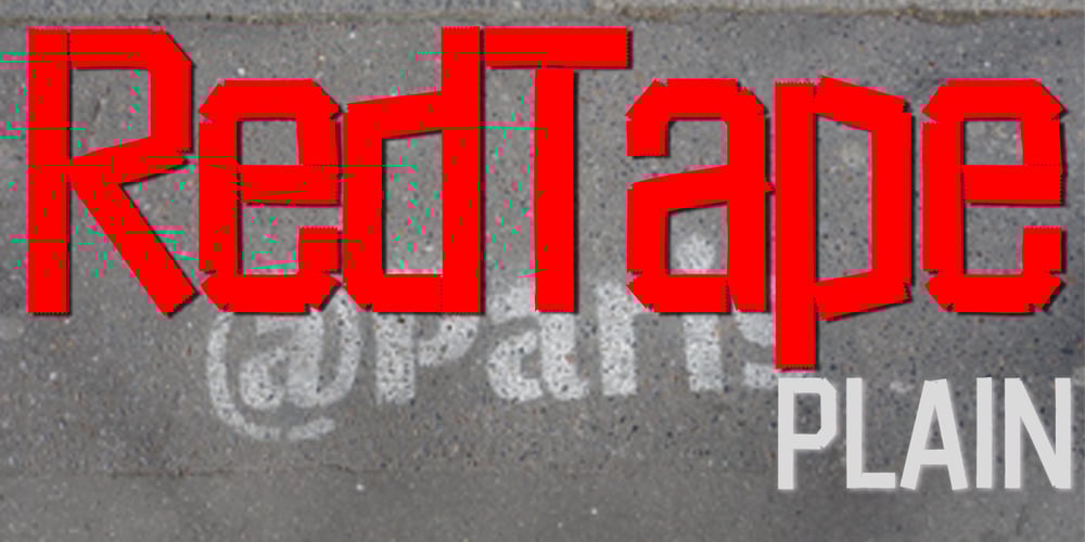 Red Tape font