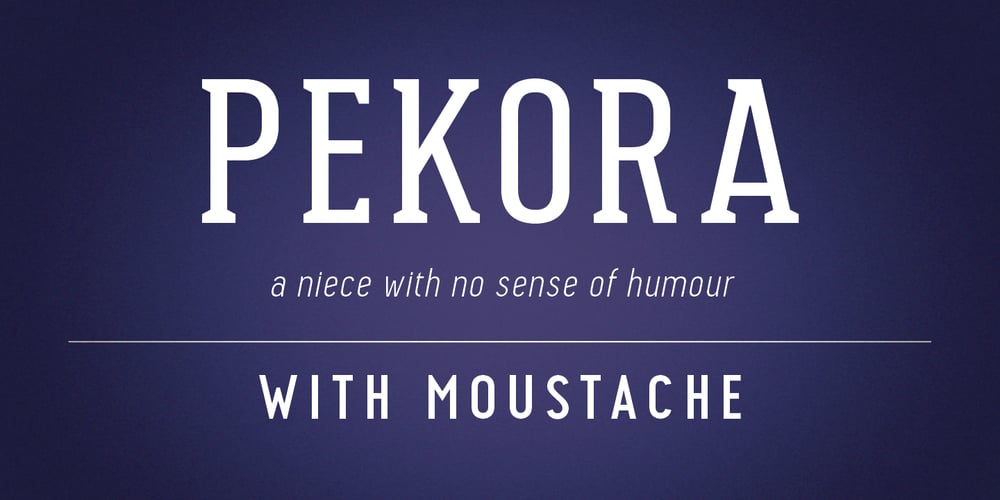 Pekora font