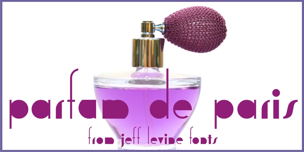 Parfum De Paris JNL font