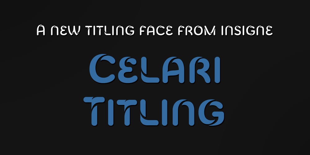 Celari Titling font