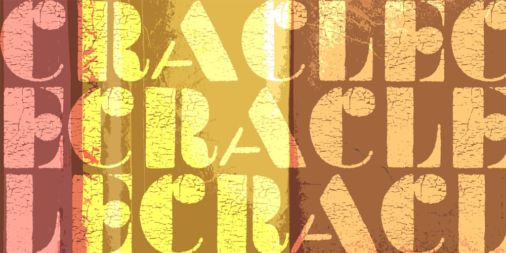 Crackle font