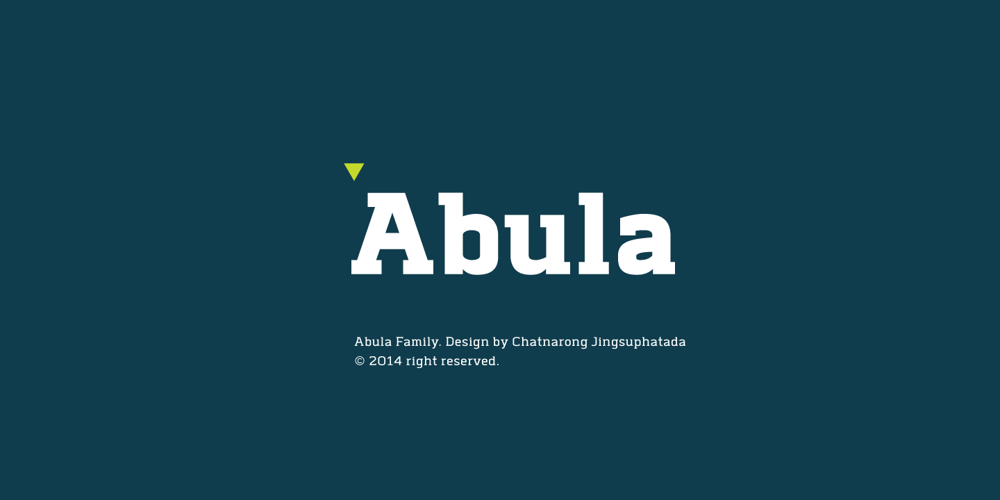 Abula font