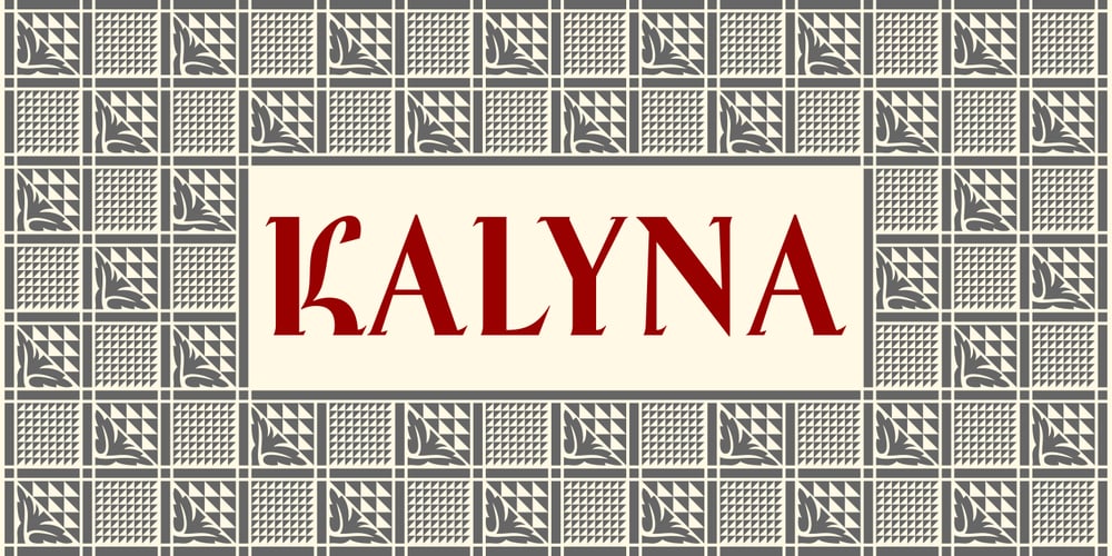 Kalyna font