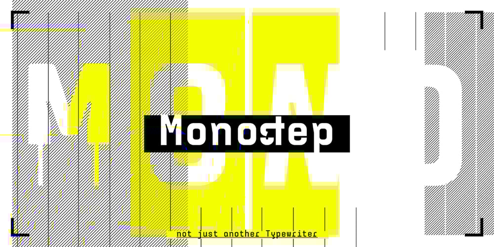 Monostep font