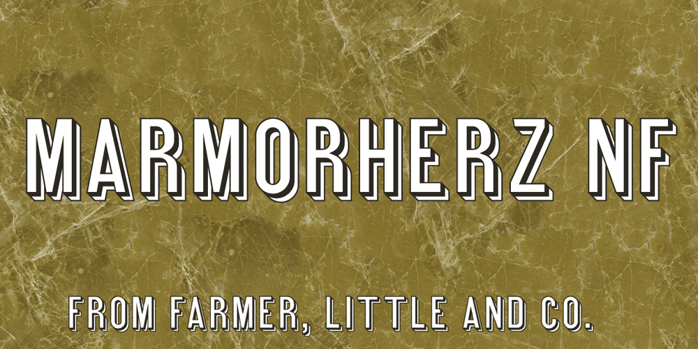 Marmorherz NF font