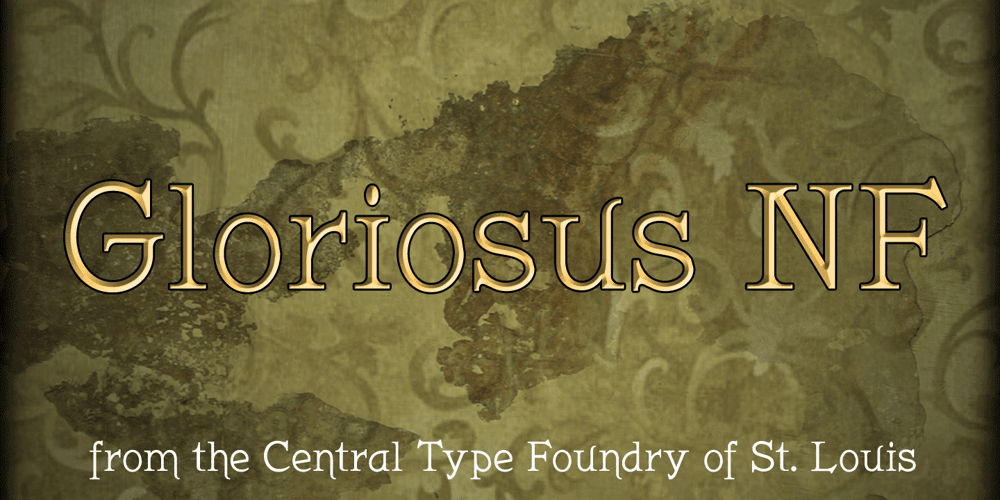 Gloriosus NF font
