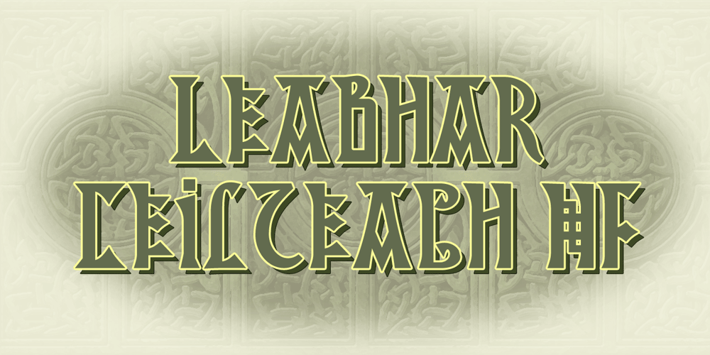 Leabhar Ceilteach NF font