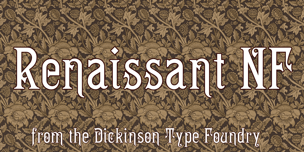 Renaissant NF font