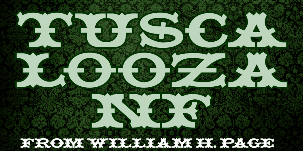 Tuscalooza NF font