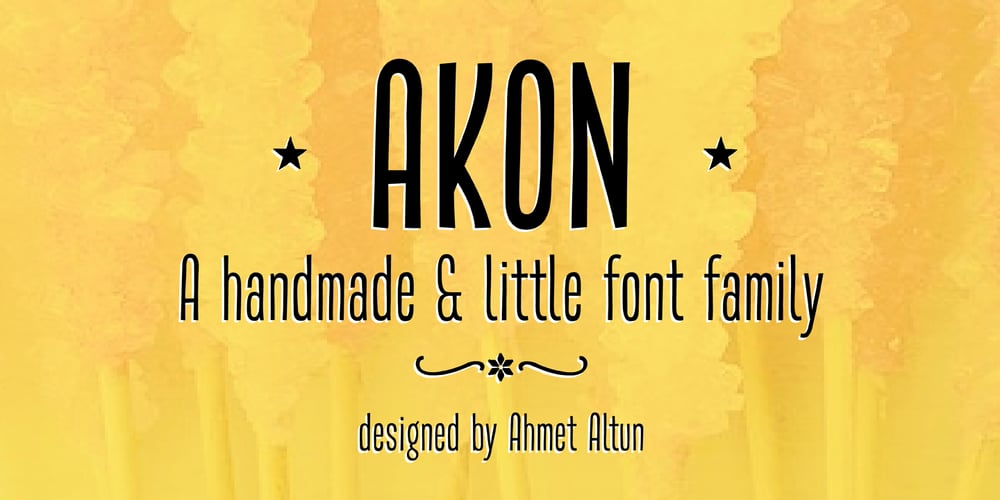 Akon font