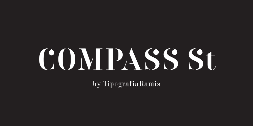 Compass St font