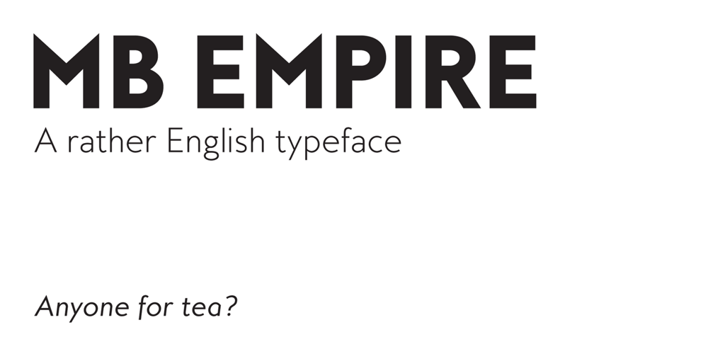 MB Empire font