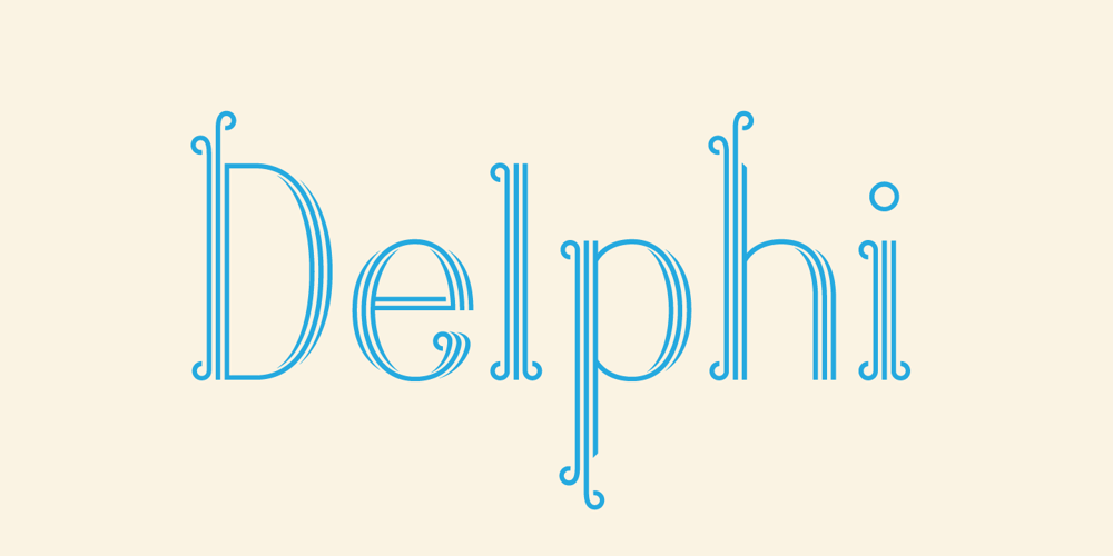 Delphi font
