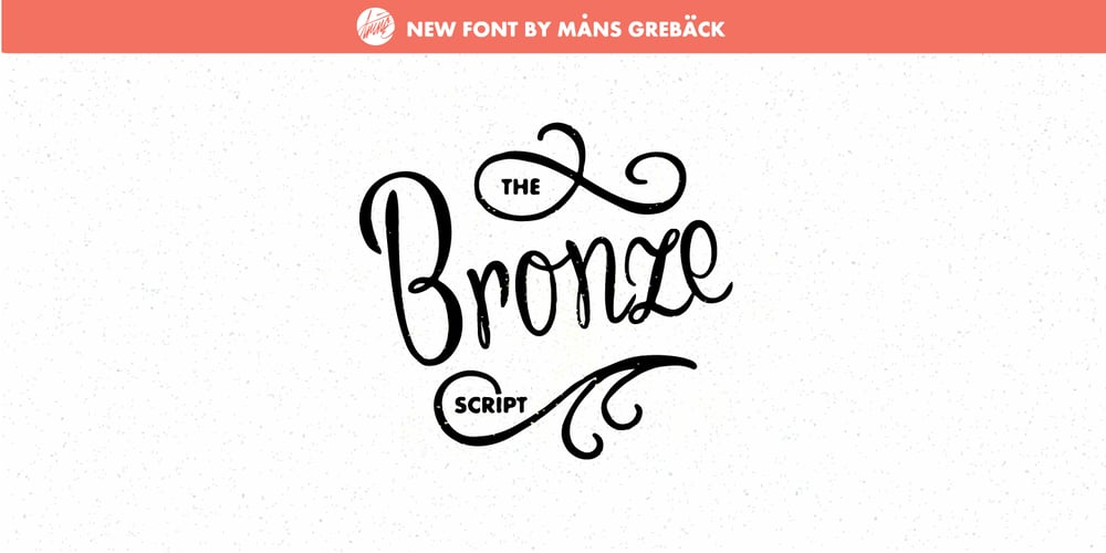 Bronze Script font