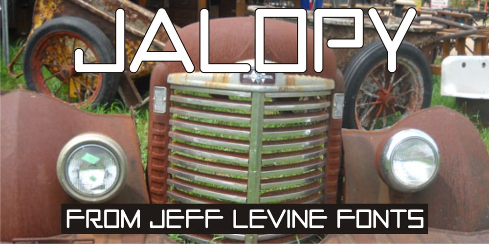 Jalopy JNL font