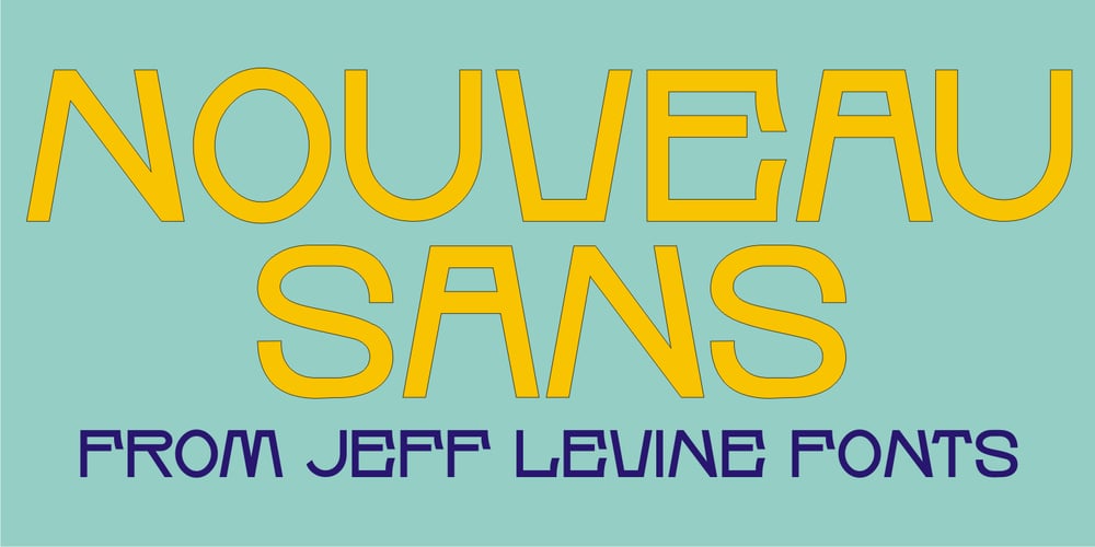 Nouveau Sans JNL font