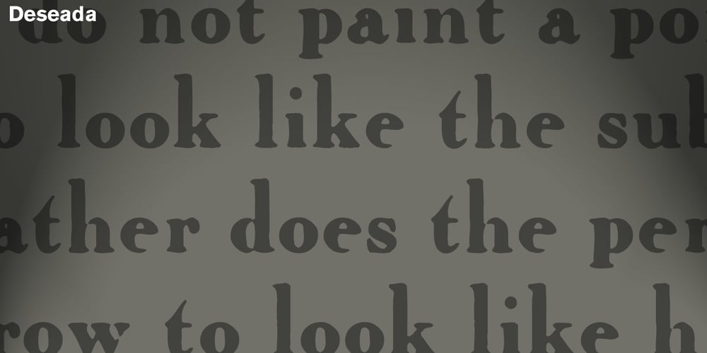 Deseada font