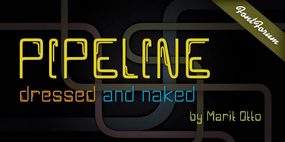 Pipeline font