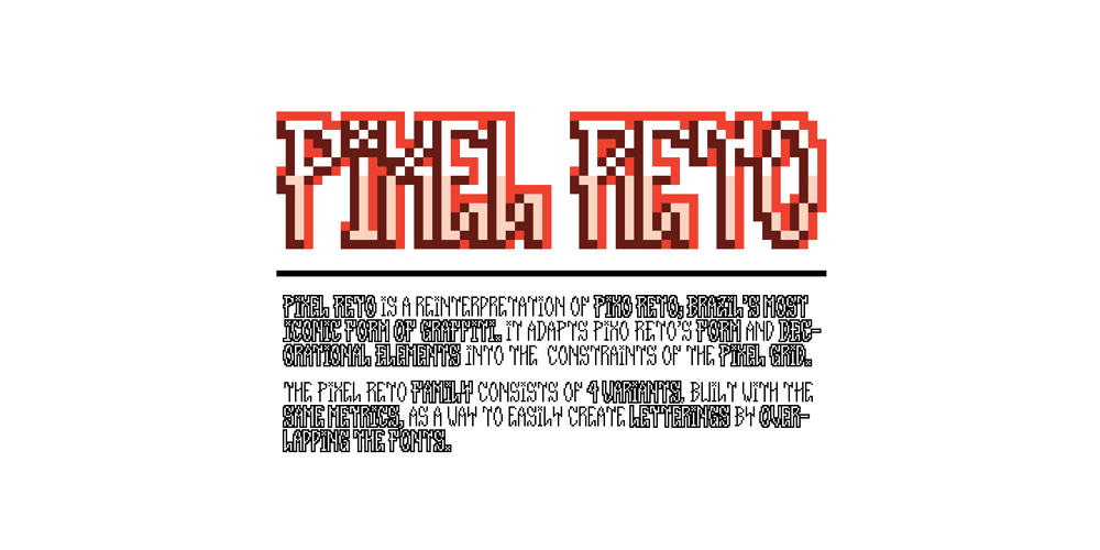 Pixel Reto font