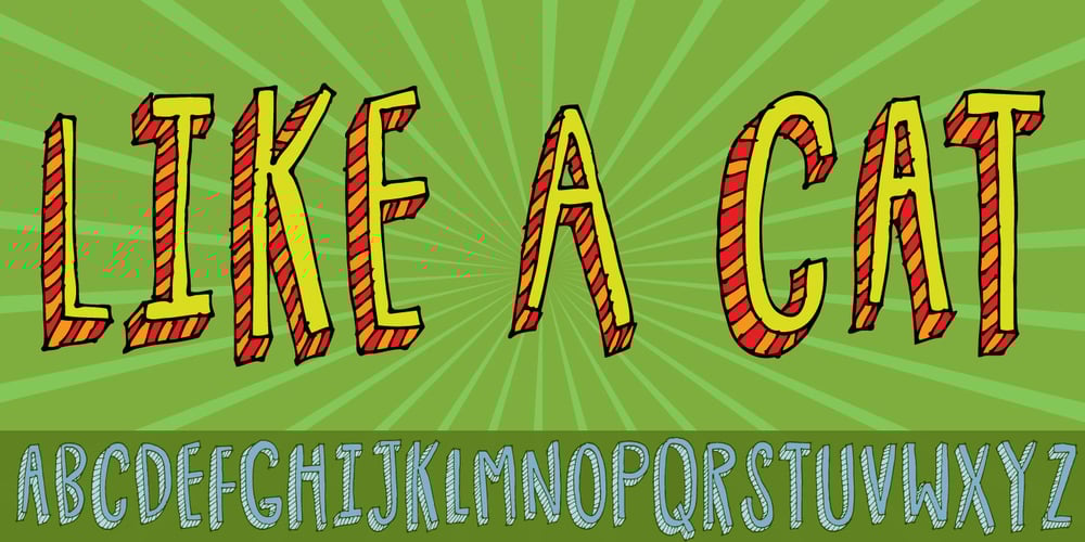 Like A Cat font