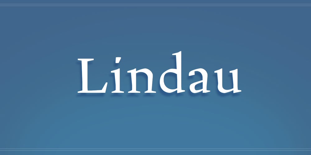 Lindau font