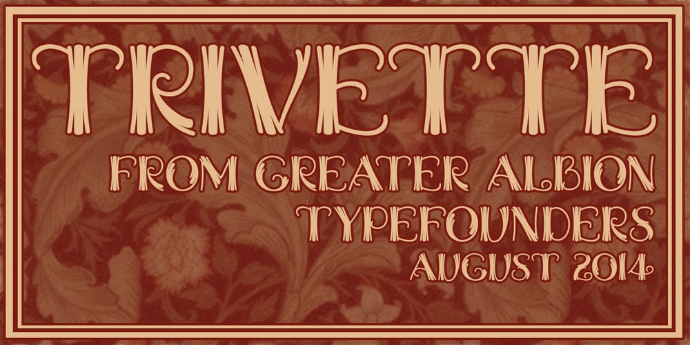 Trivette font