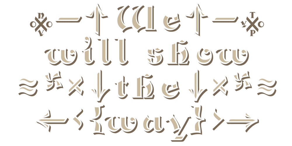 NT Wolf font