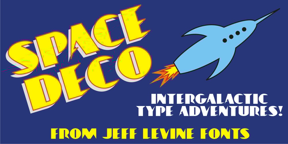 Space Deco JNL font
