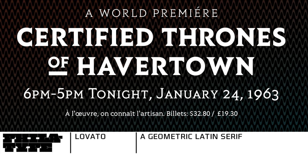 Lovato font