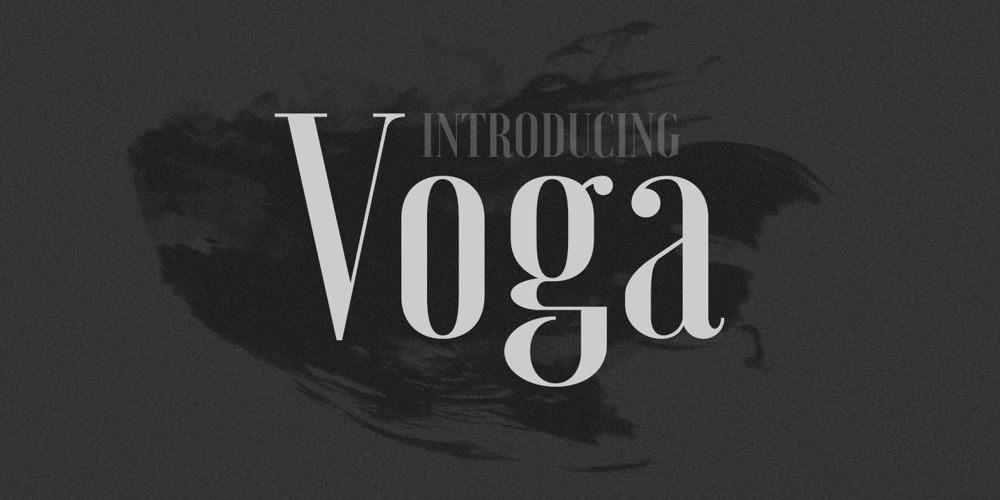 Voga font