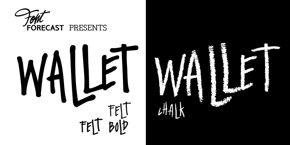 Wallet font