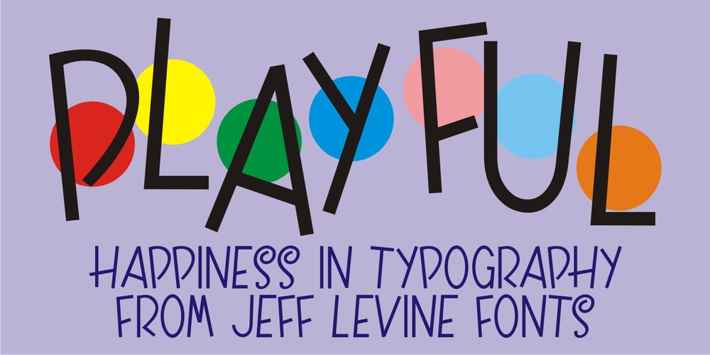 Playful JNL font