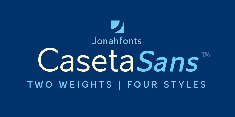 Caseta Sans font