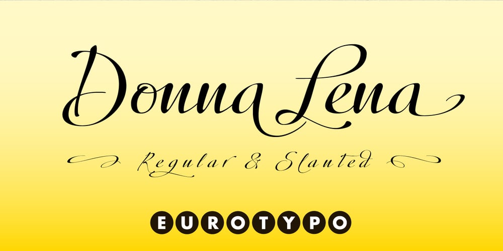 Donna Lena font