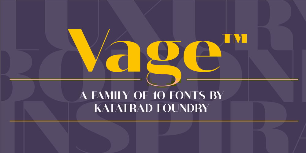 Vage font
