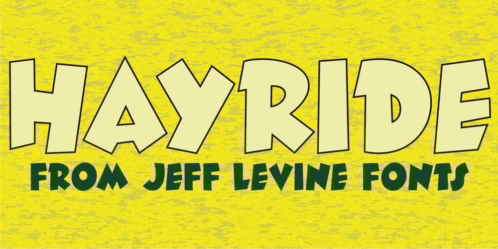 Hayride JNL font