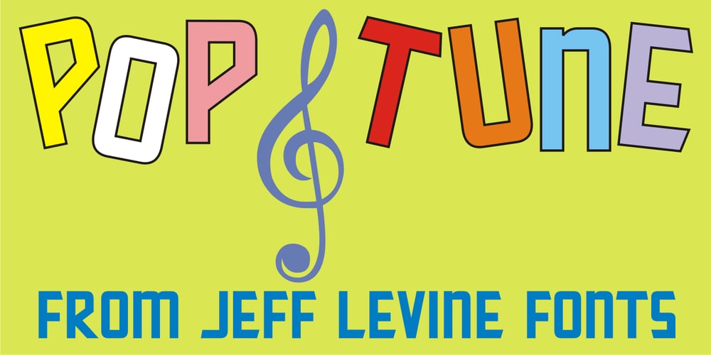 Pop Tune JNL font