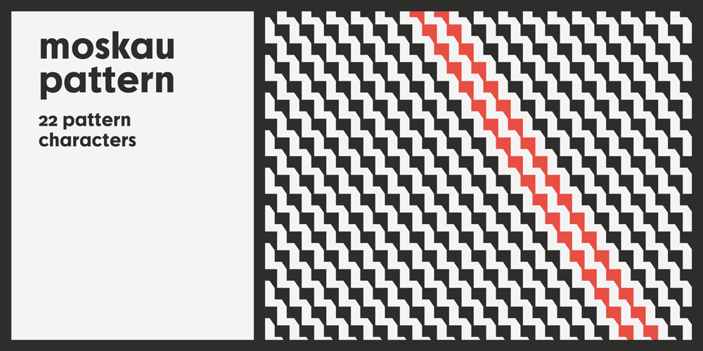 Moskau Pattern font