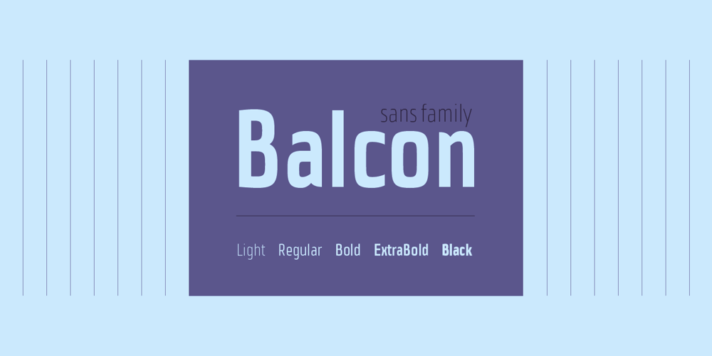 Balcon font