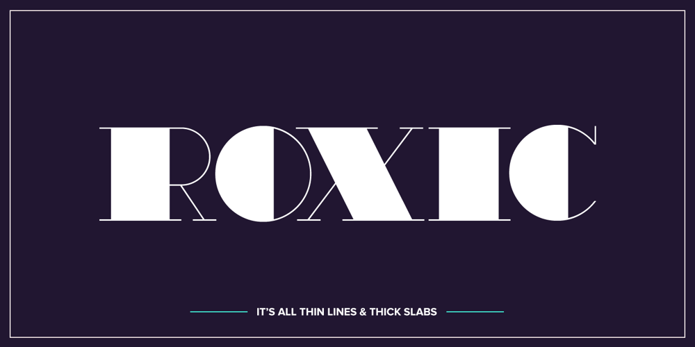 Roxic font