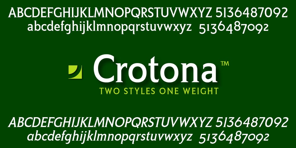 Crotona font