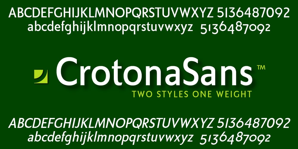 Crotona Sans font