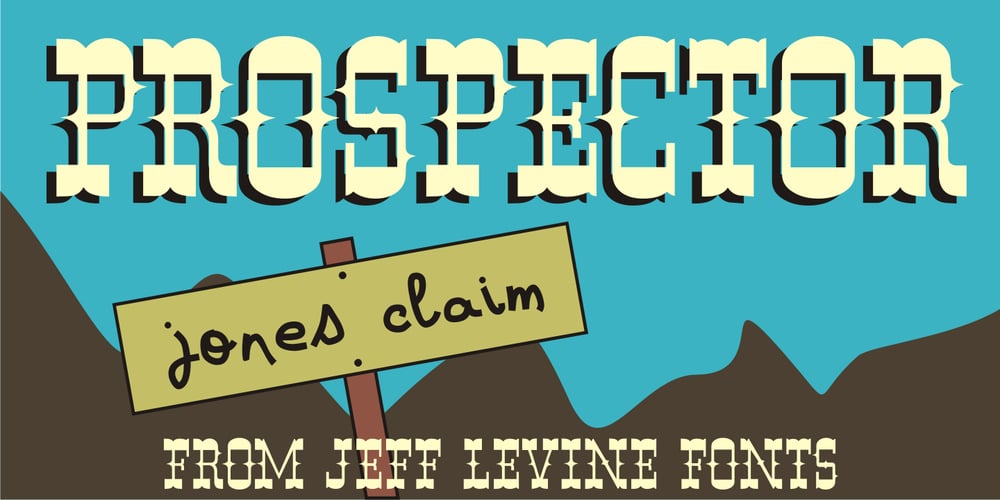 Prospector JNL font
