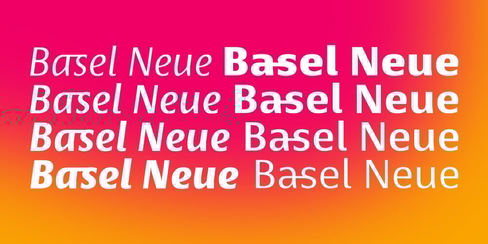 Basel Neue font