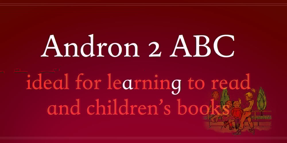 Andron 2 ABC font